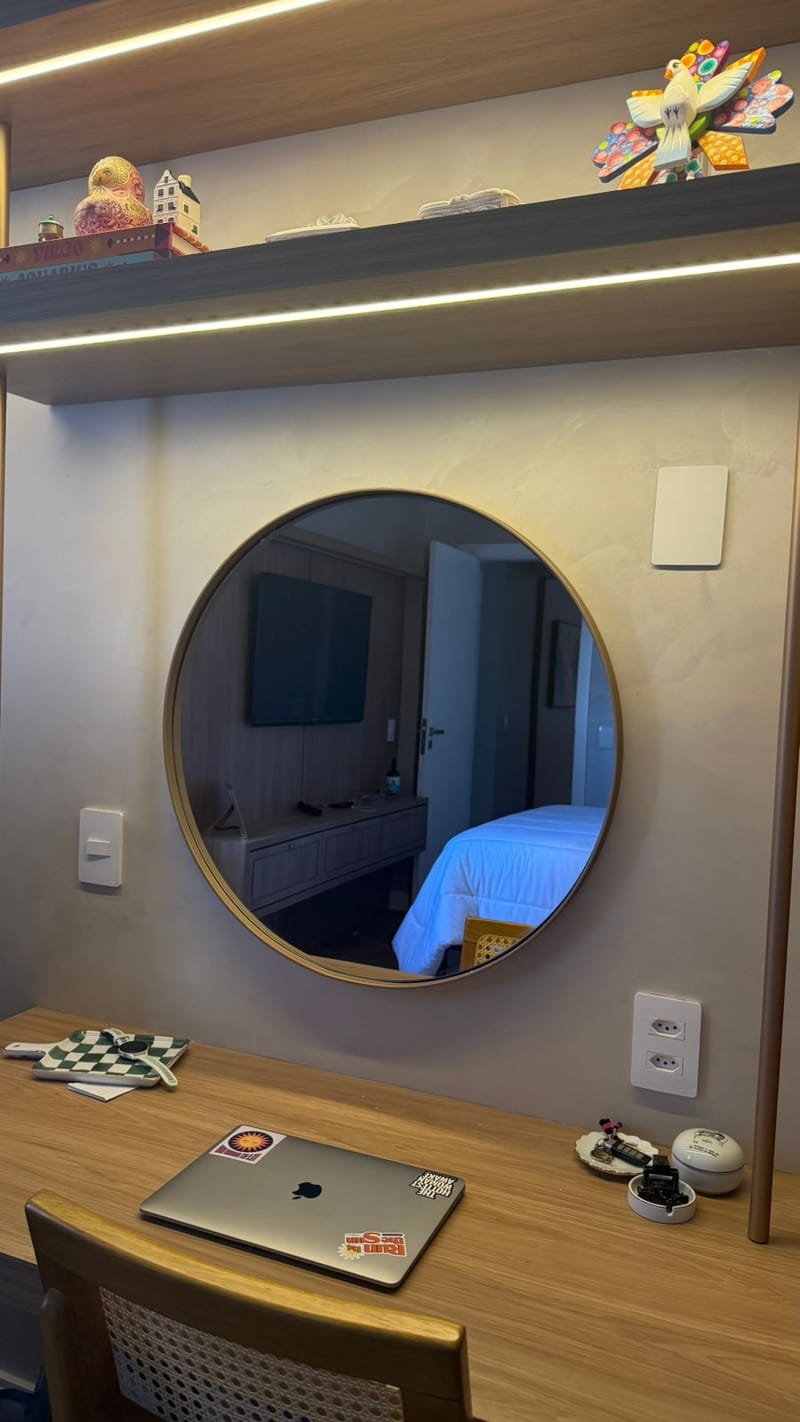 Espelho sob medida instalado em residência em Fortaleza — foto 12 de 14